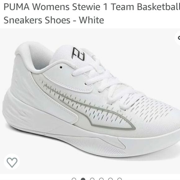 PUMA Womens Stewie 1 Team Basketball Sneakers Shoes - White - Picture 4 of 10